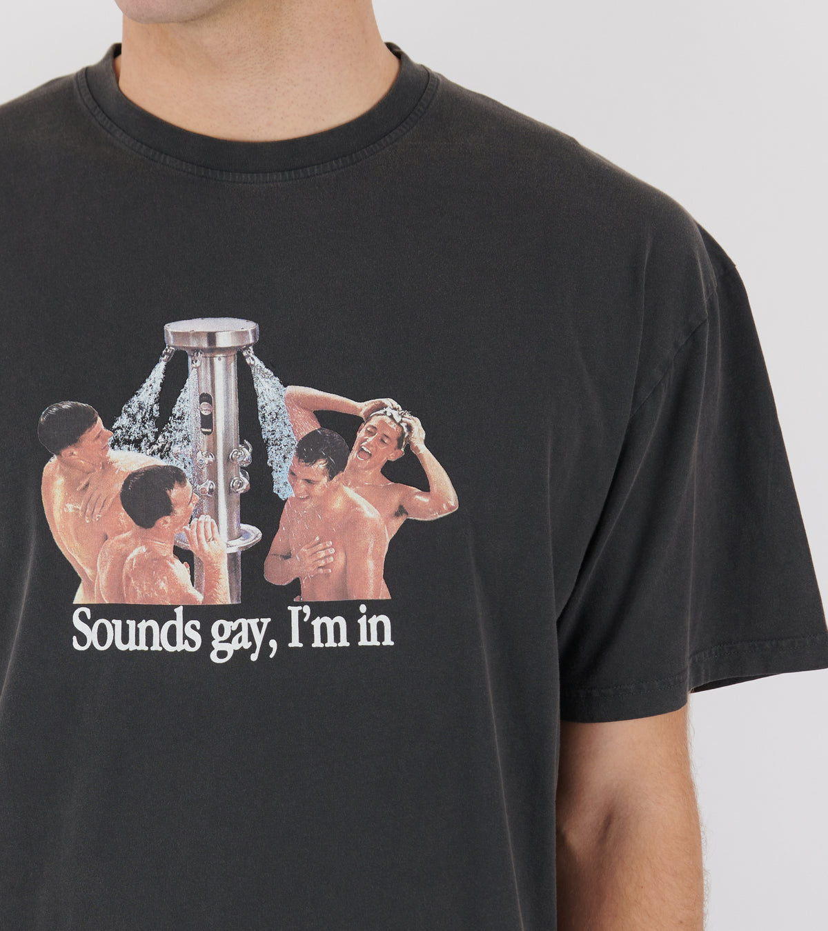 Sounds Gay I'm In T-shirt Black