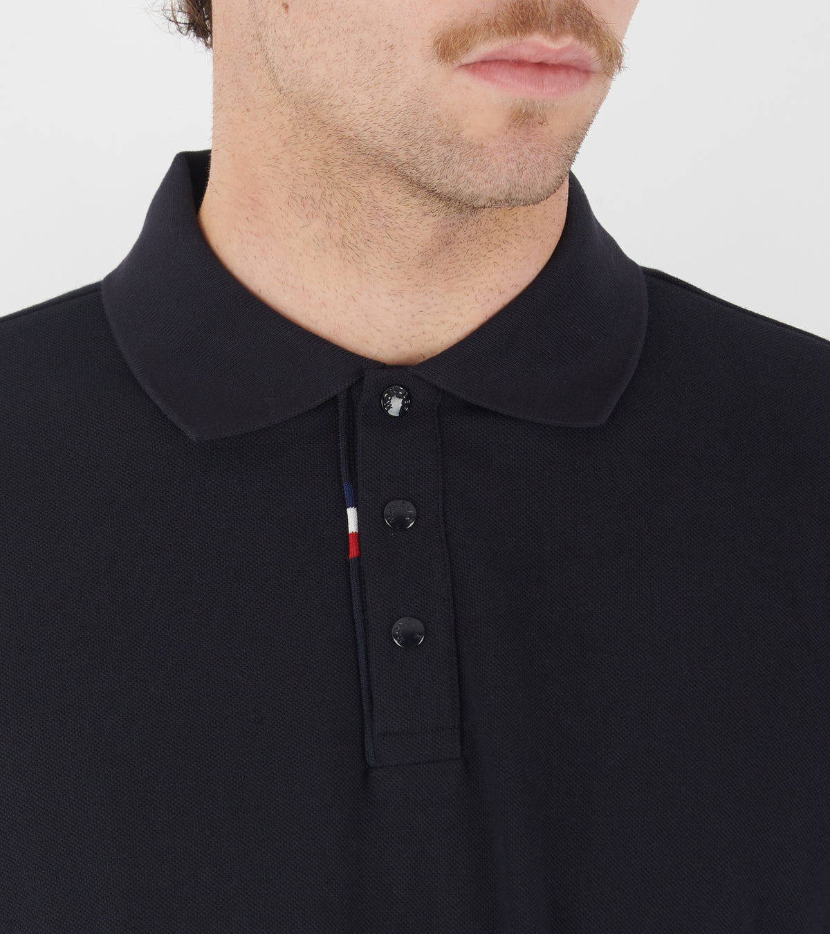 Classic Long-sleeved Polo Navy