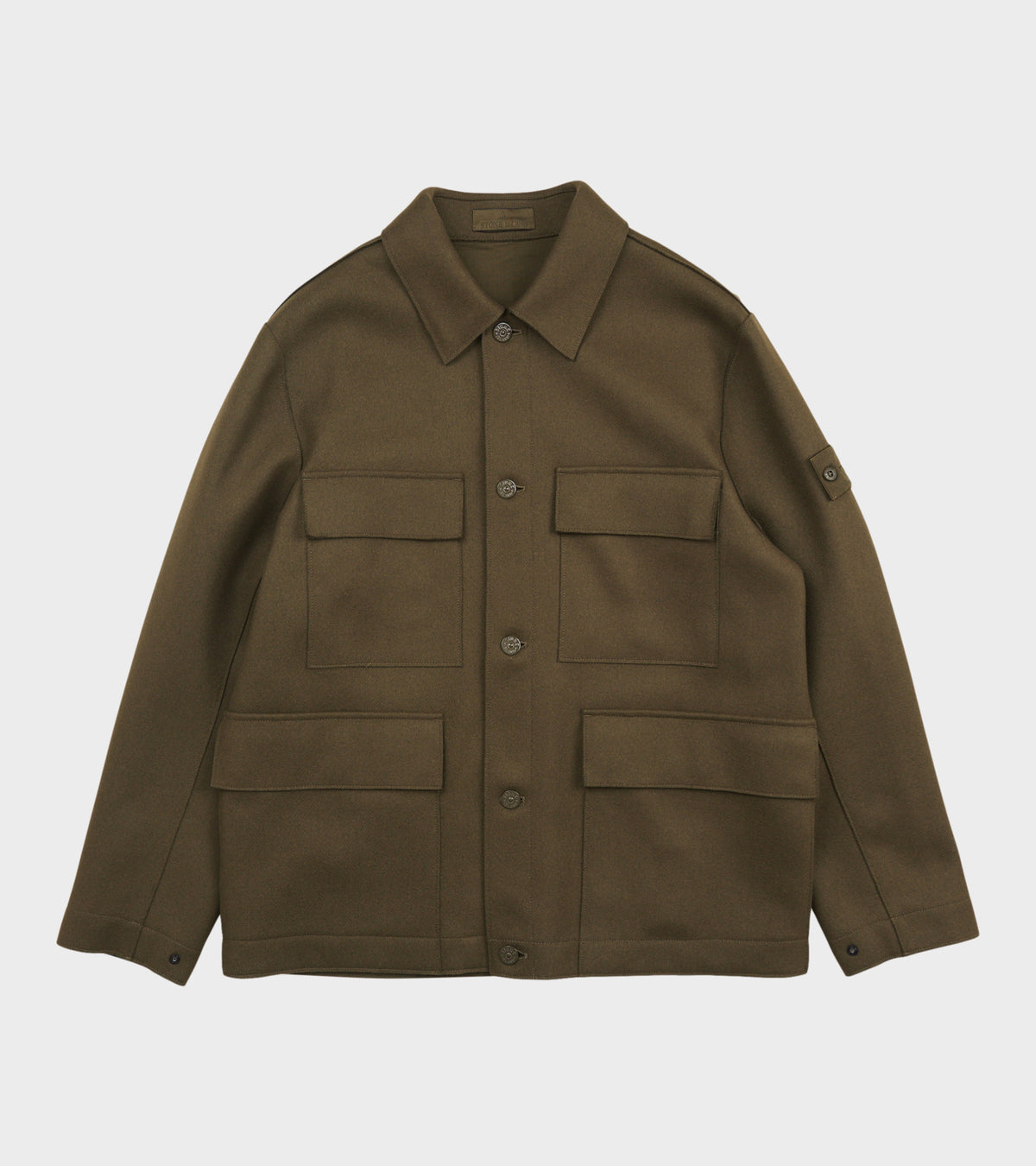 Wool Jacket Ghost Olive Green