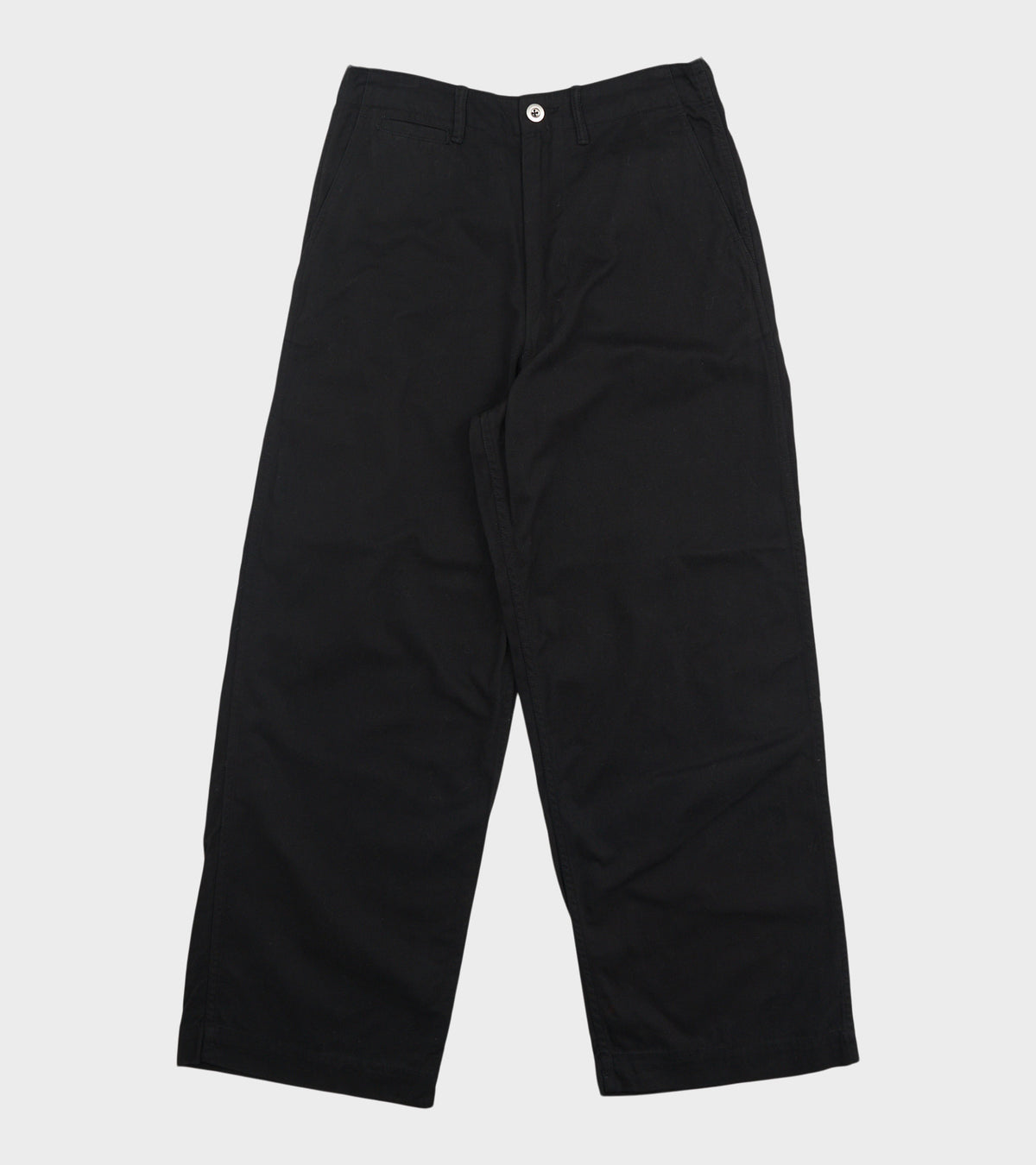 Wide Chino Pants Black