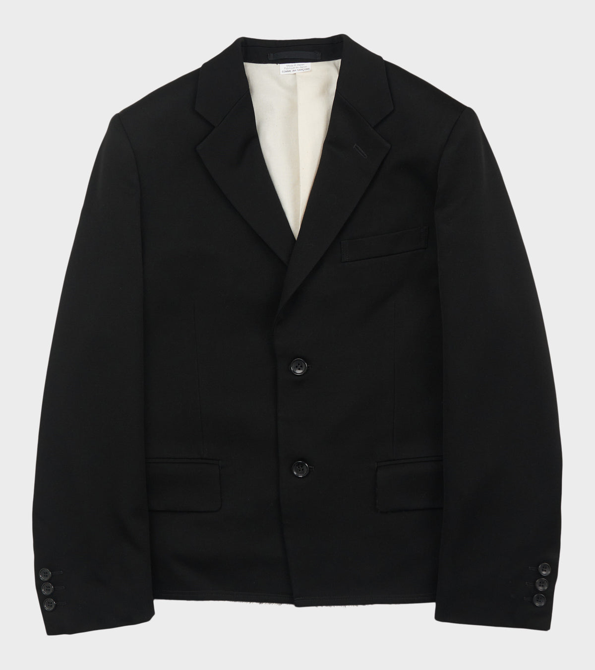 Cotton Blazer Black