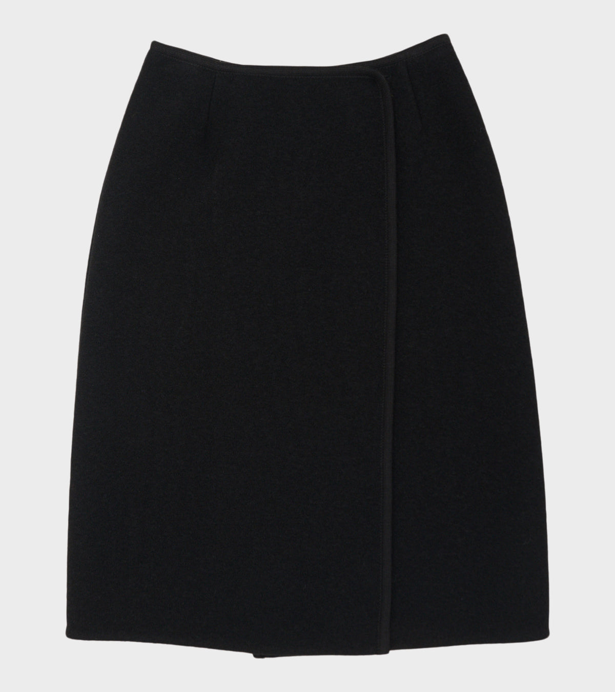 Walker Wrap Skirt Black Felted