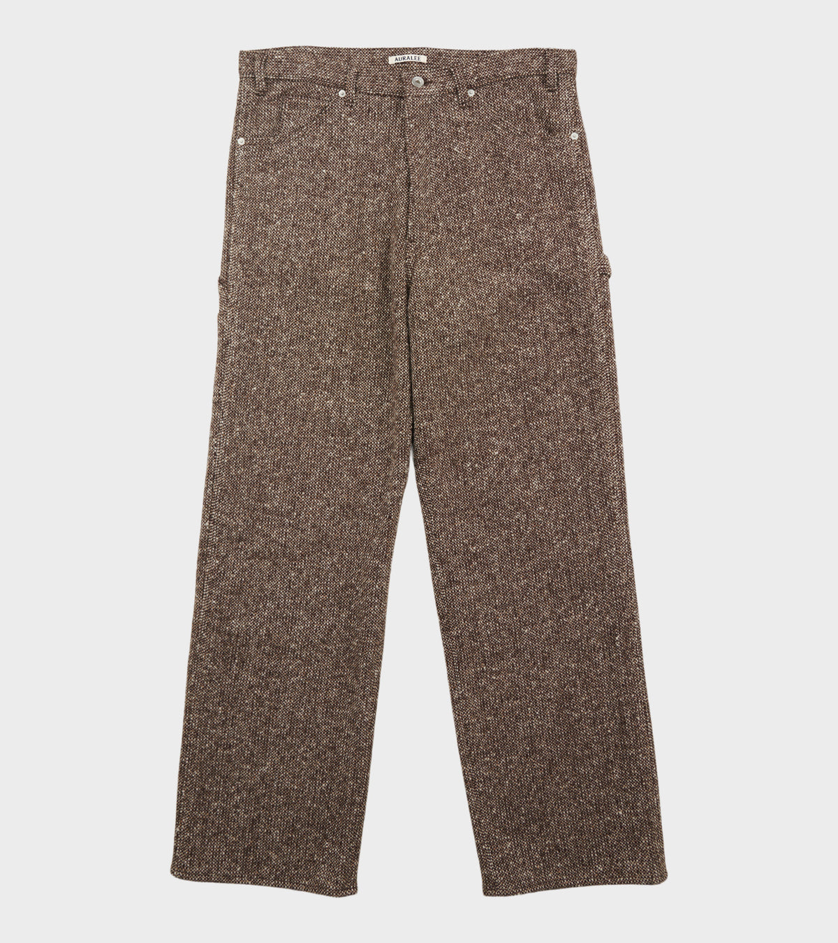 Homespun Tweed Painter Pants Mix Brown