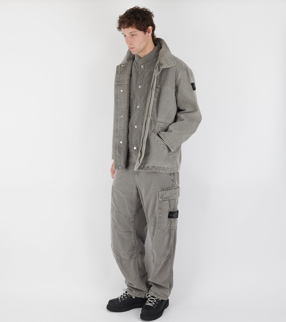 Cargo Patch Pants Grey