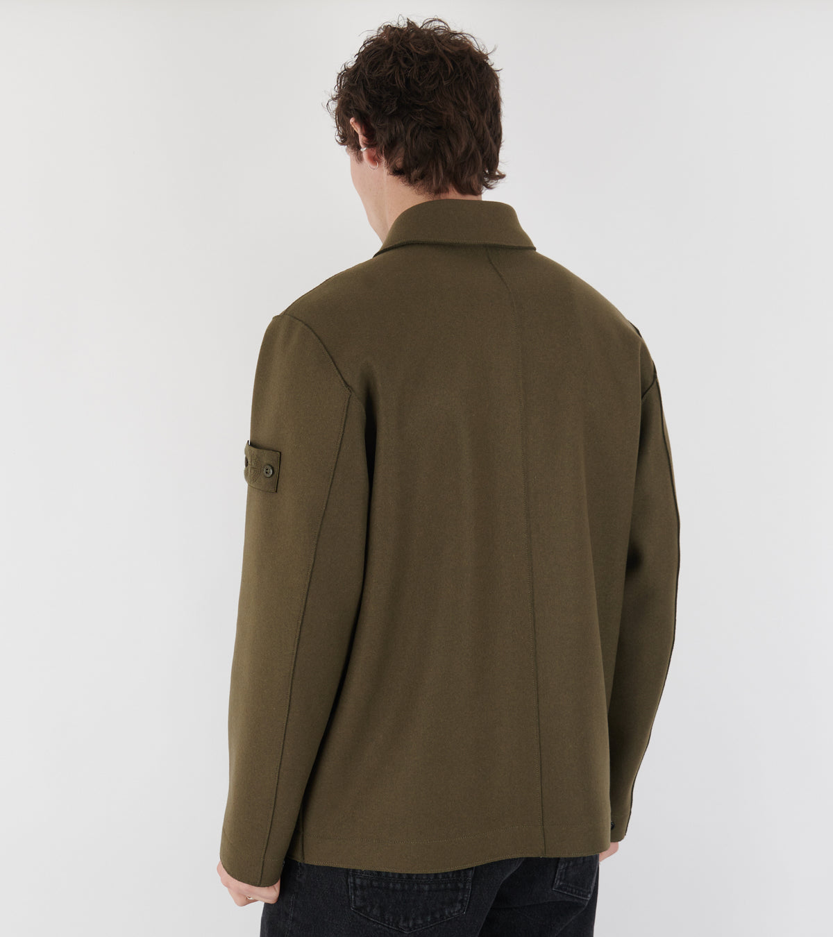 Wool Jacket Ghost Olive Green