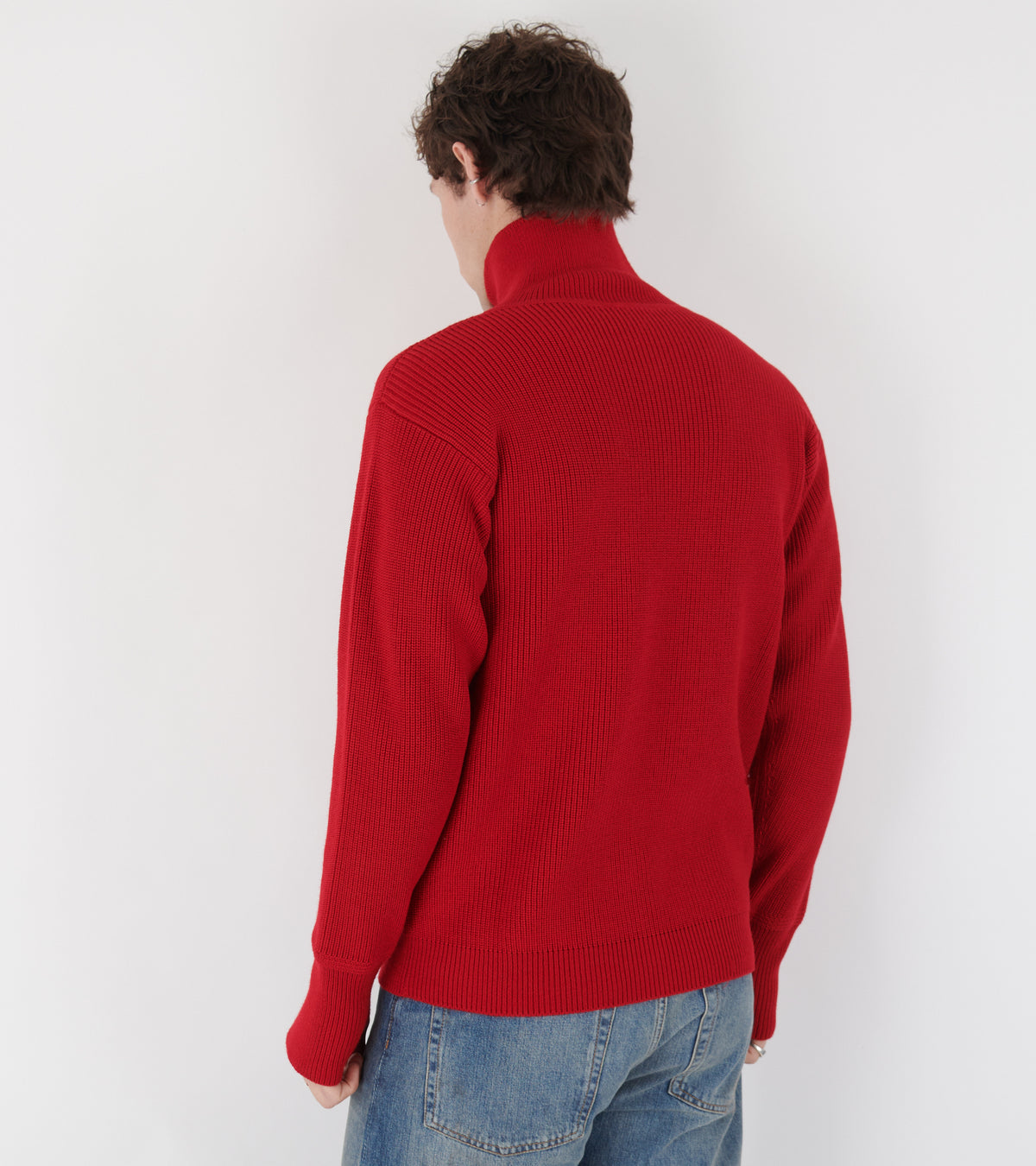 Sailor Half Zip Red