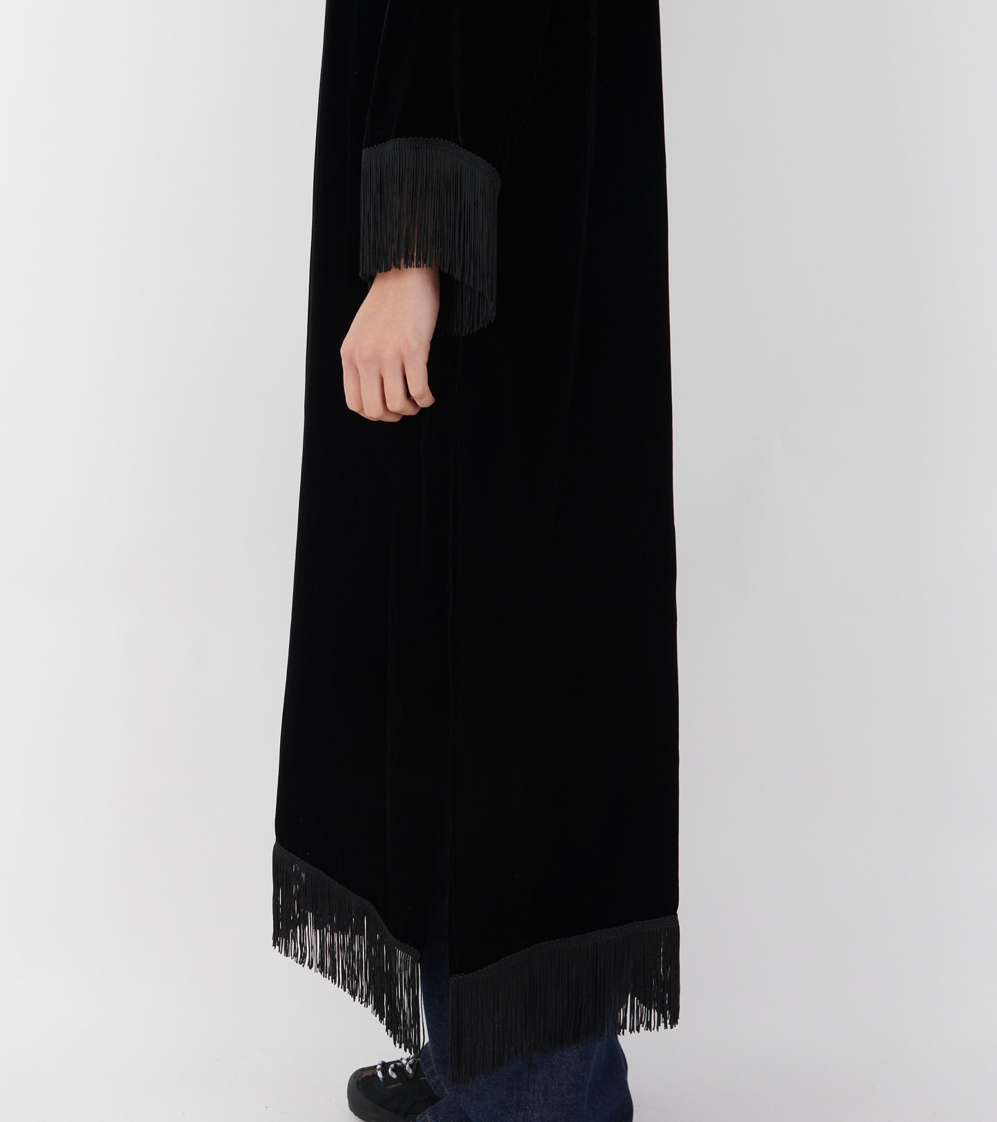 Carmen LS Long Dress Black