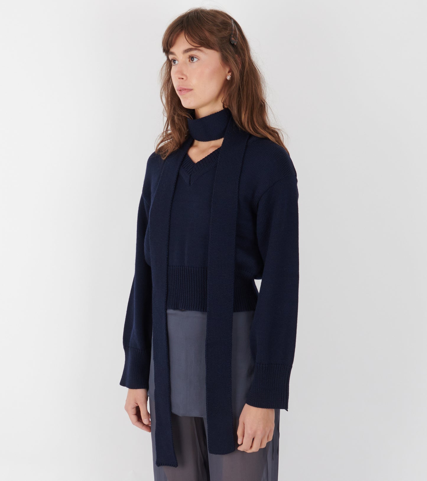 Nanna Knit Sweater Navy