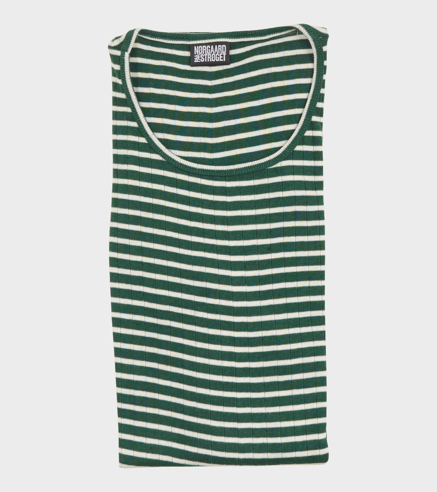 101 Rib Bottle Green/Ecru