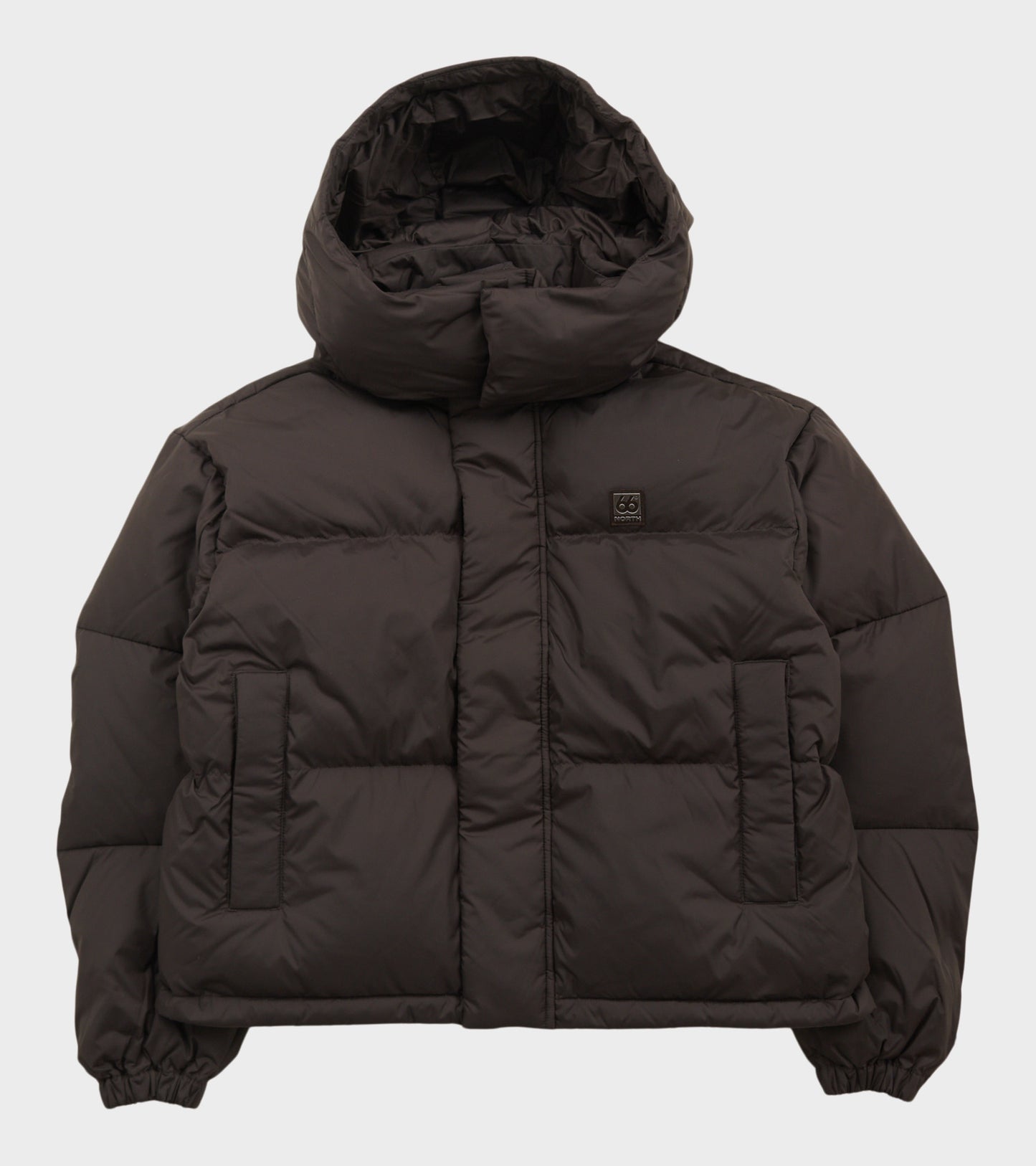 Dyngja Down Cropped Jacket Licorice