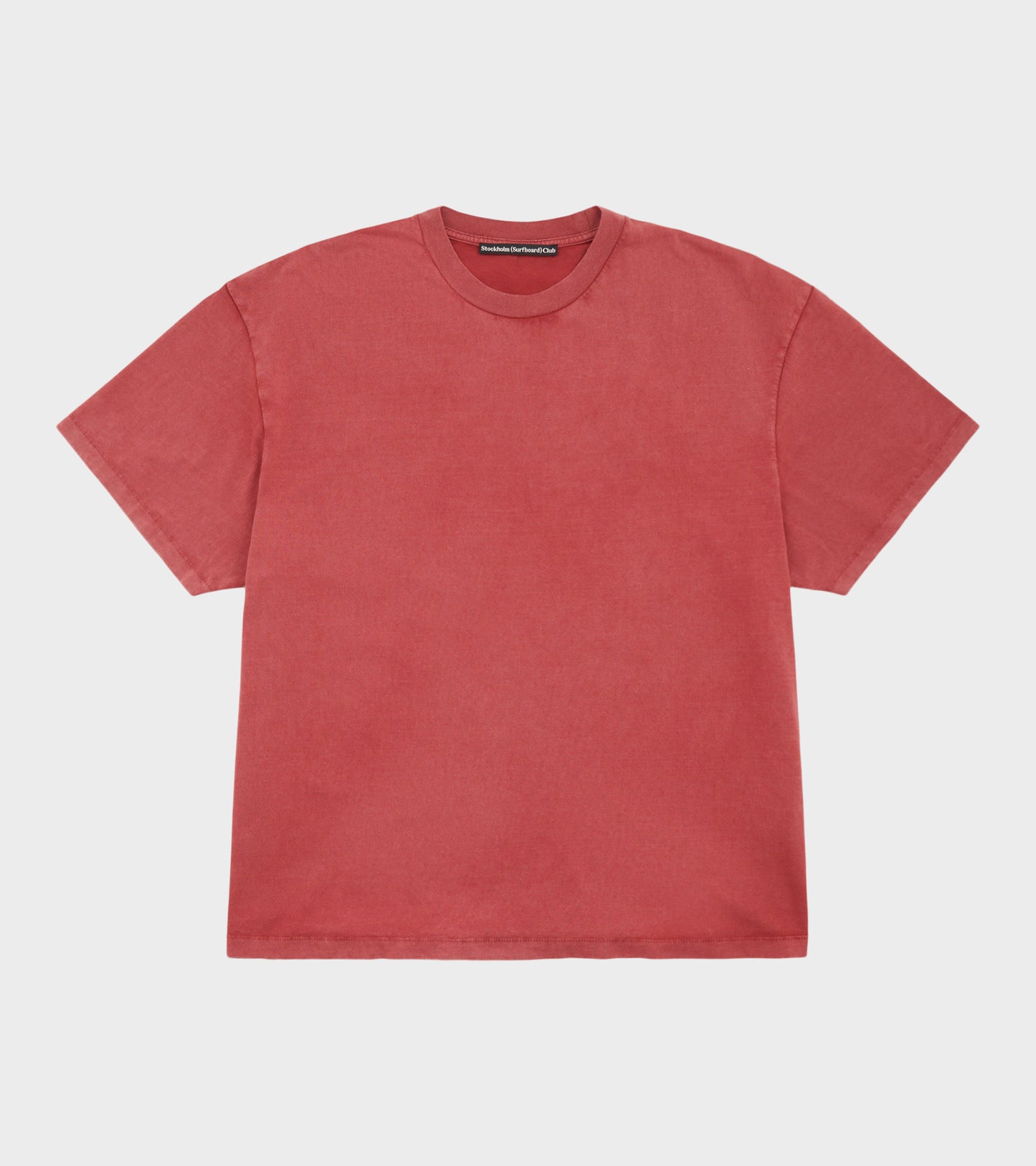 Back Logo Box Tee Vintage Red