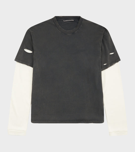 Layered Box Tee Vintage Black/Off-white