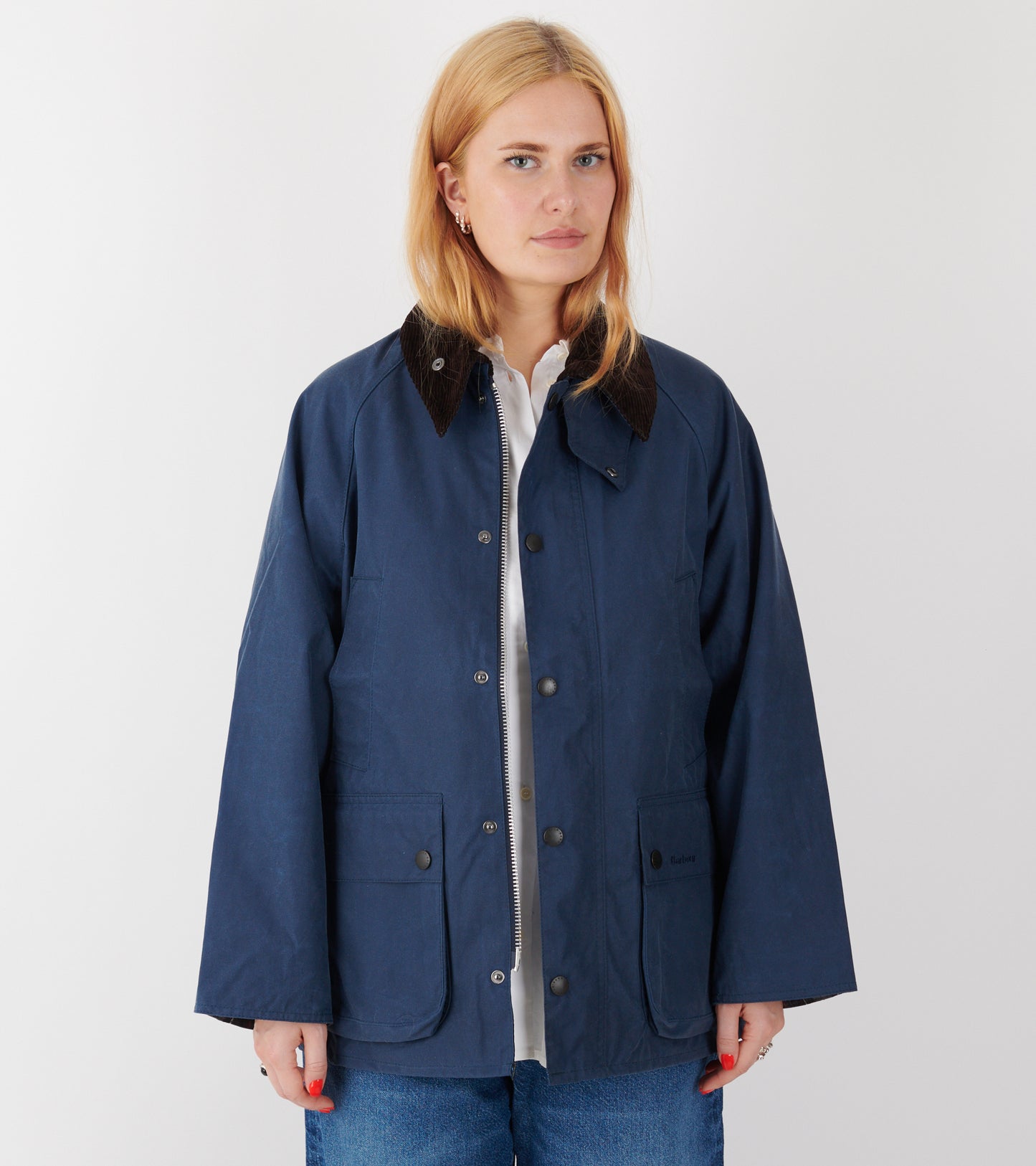 Classic Bedale Waxed Jacket Bright Blue