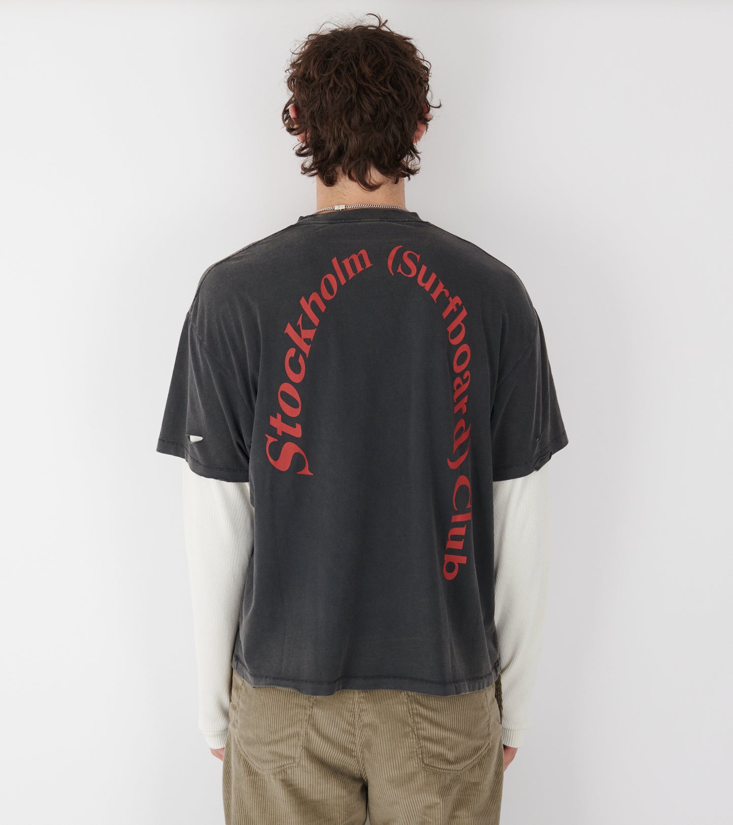 Layered Box Tee Vintage Black/Off-white