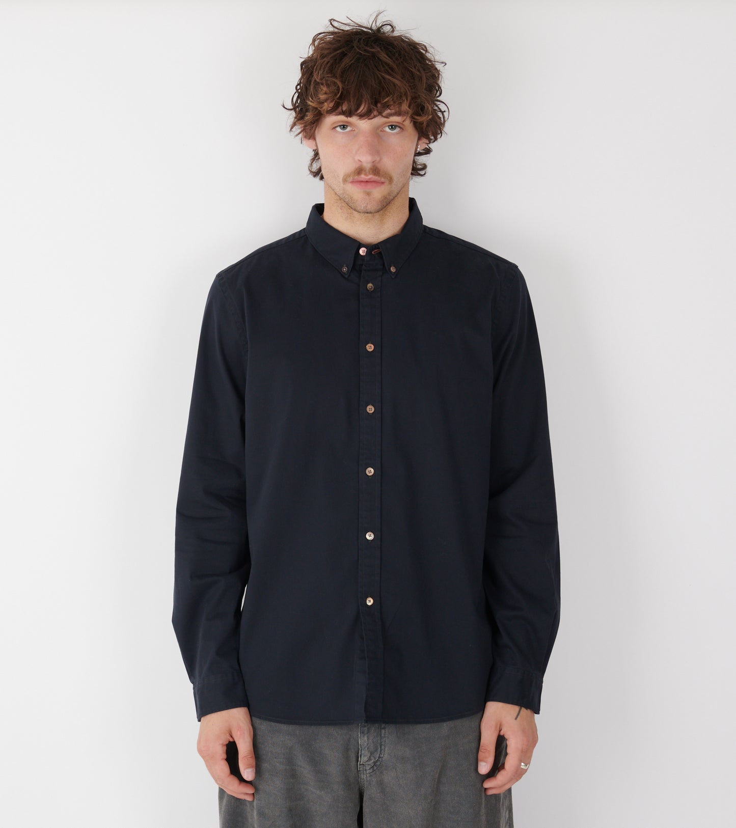 Regular Fit L/S Shirt Blue