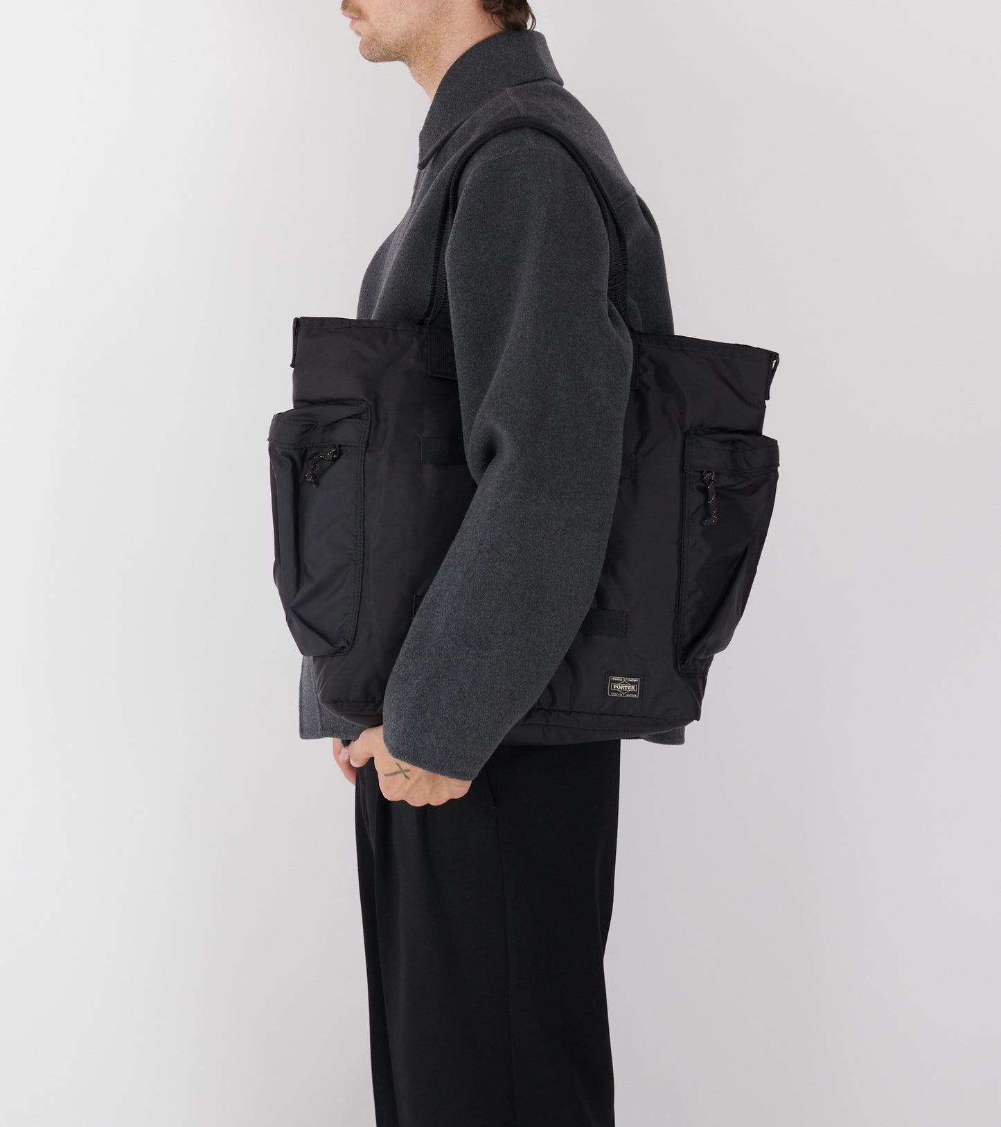 Force 2Way Tote Bag Black