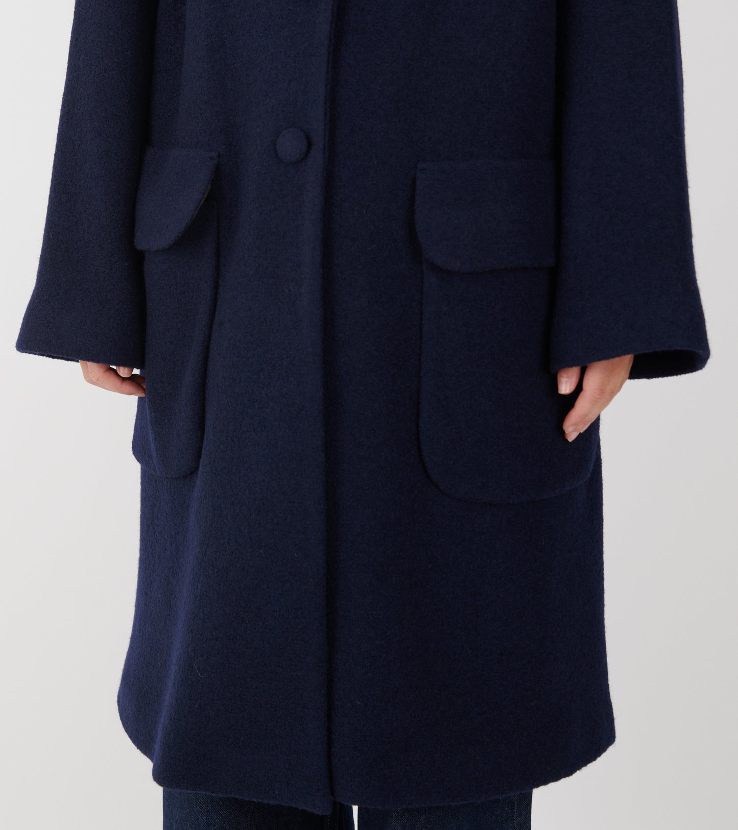 Astrid Long Coat Navy