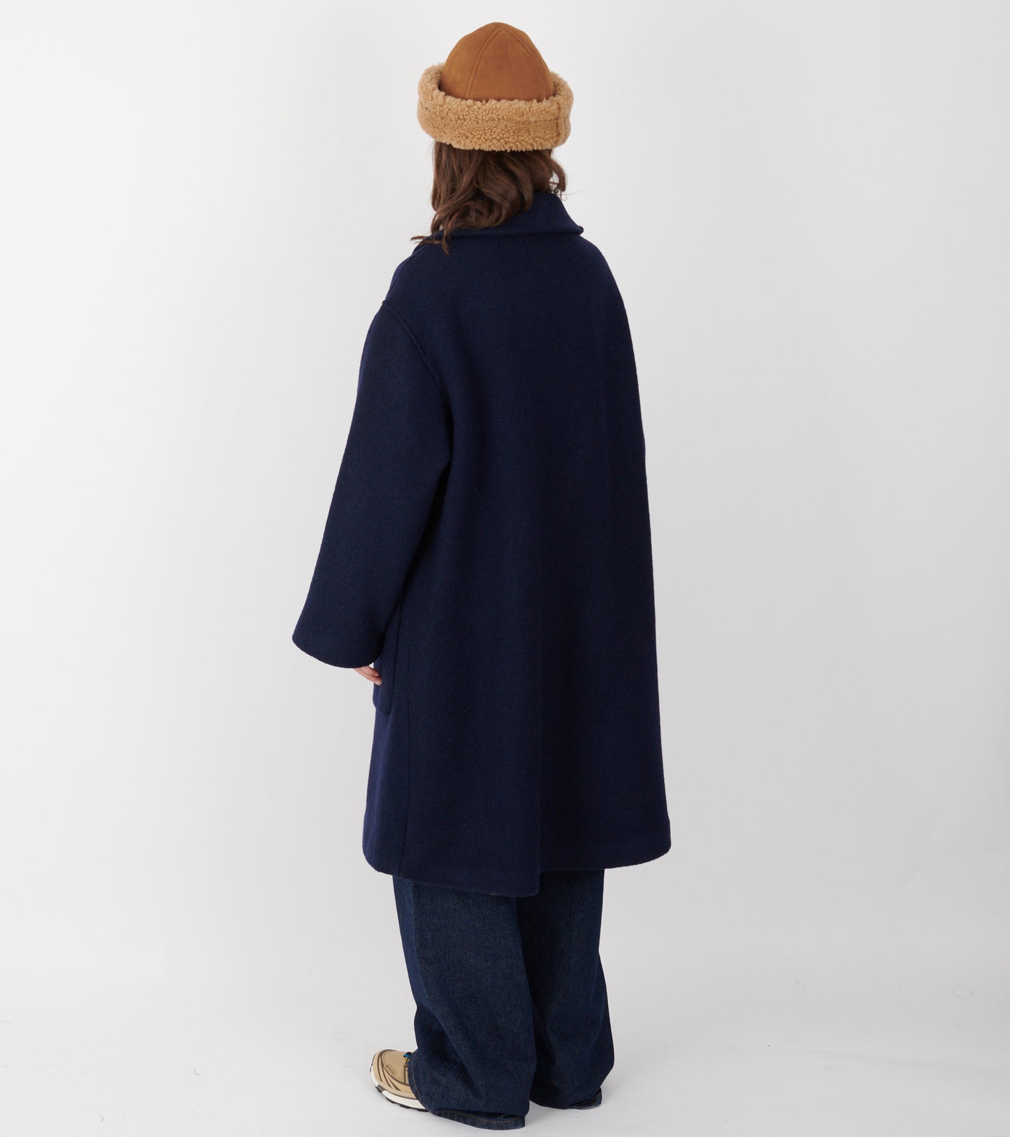 Astrid Long Coat Navy