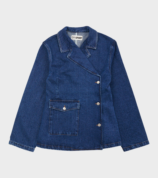 Victoria Denim Blazer Medium Blue