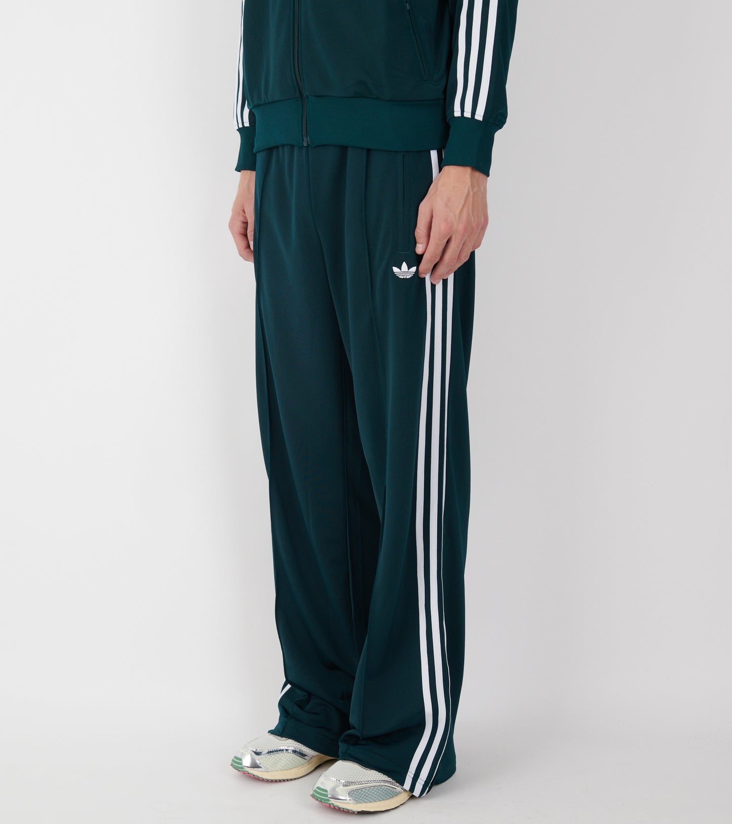 Firebird Track Pants Aurora Ivy/White