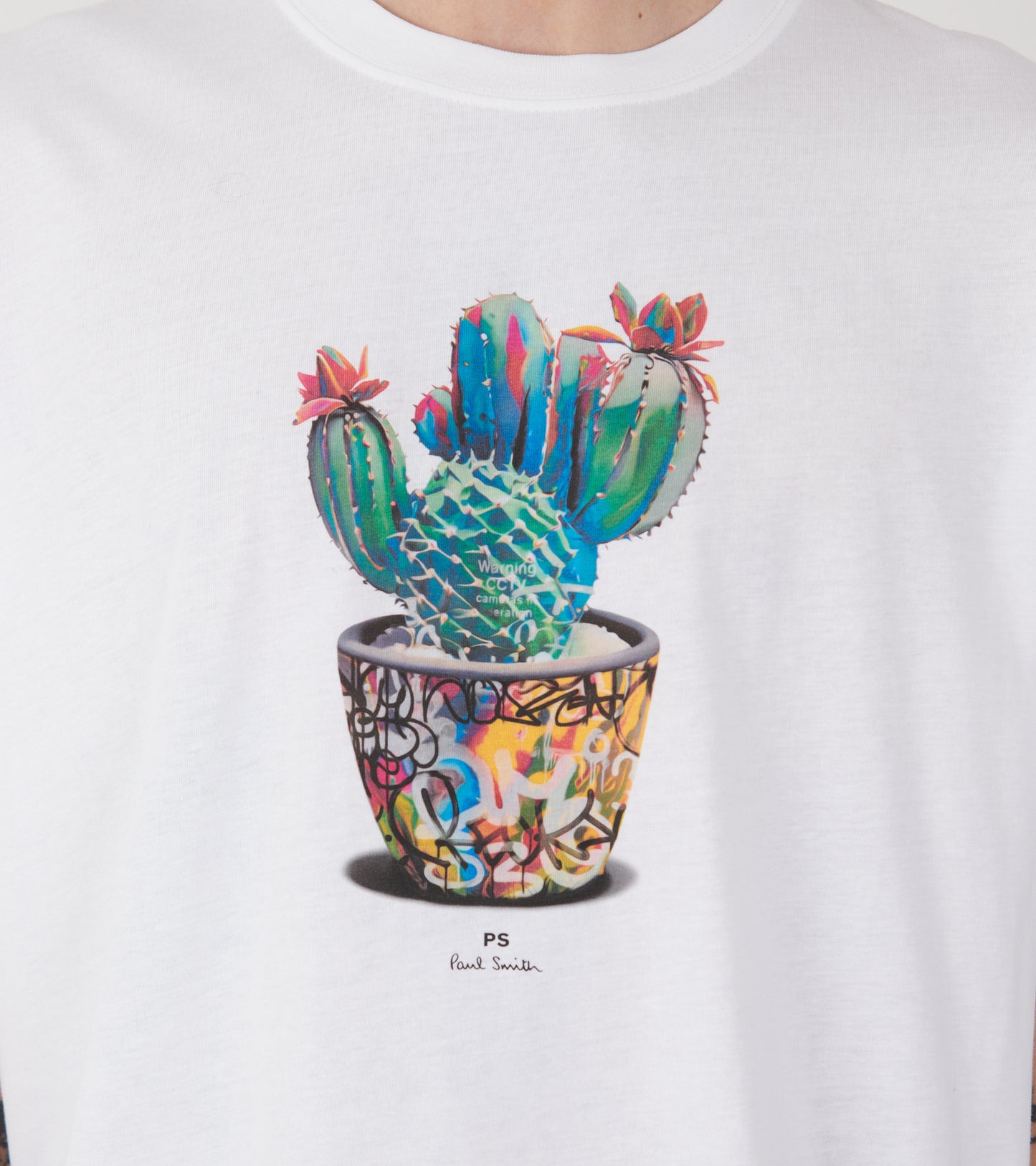 Cactus Print T-shirt White