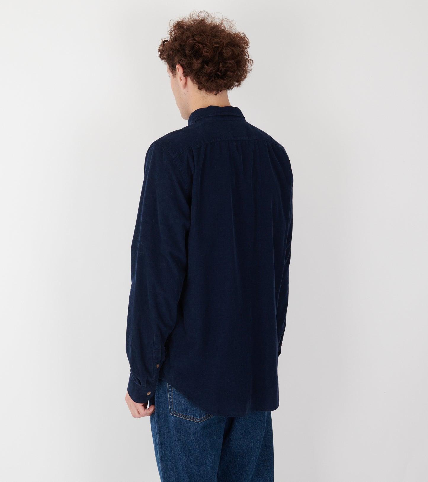 Corduroy Shirt Dark Blue