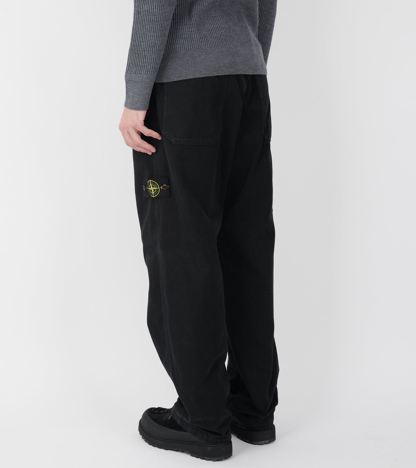 Canvas Trousers Black
