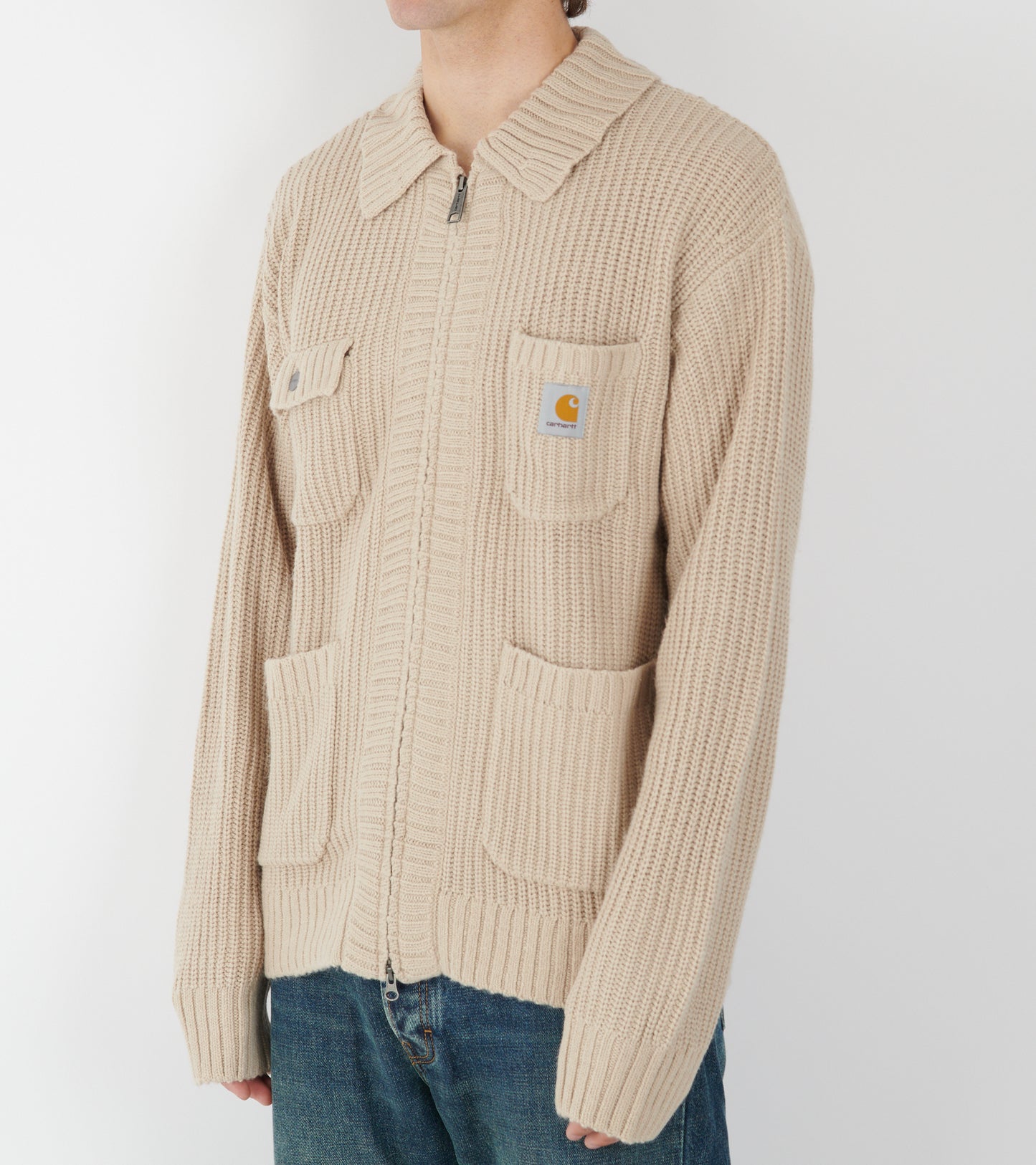 Chore Knit Jacket Fleur De Sel