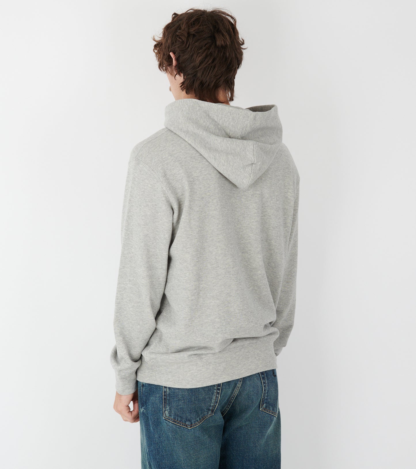 U Red Heart Hoodie Grey