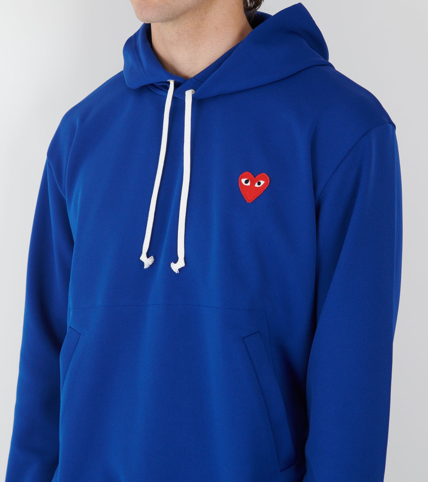 U Red Heart Hoodie Blue