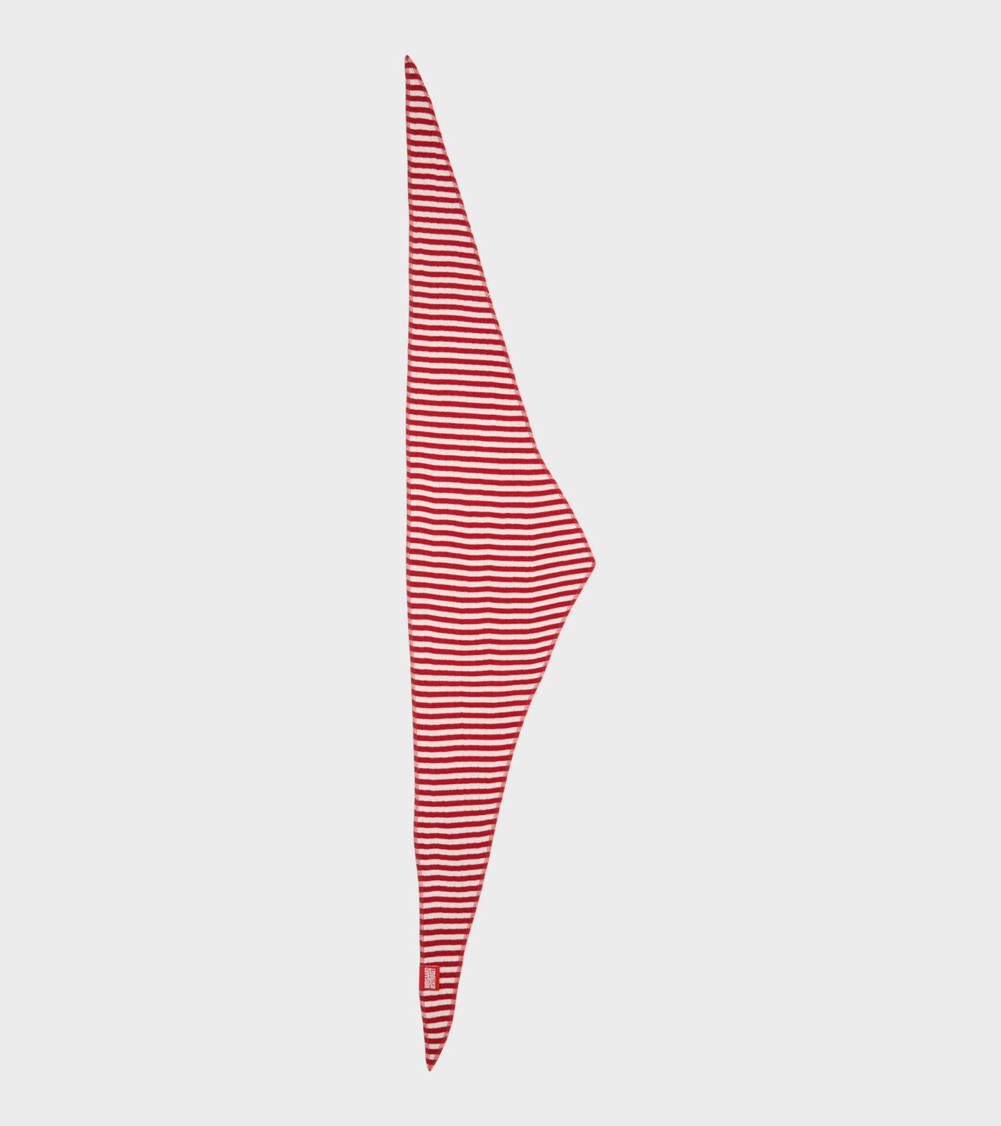 Scarf Triangle Wool Red/Ecru