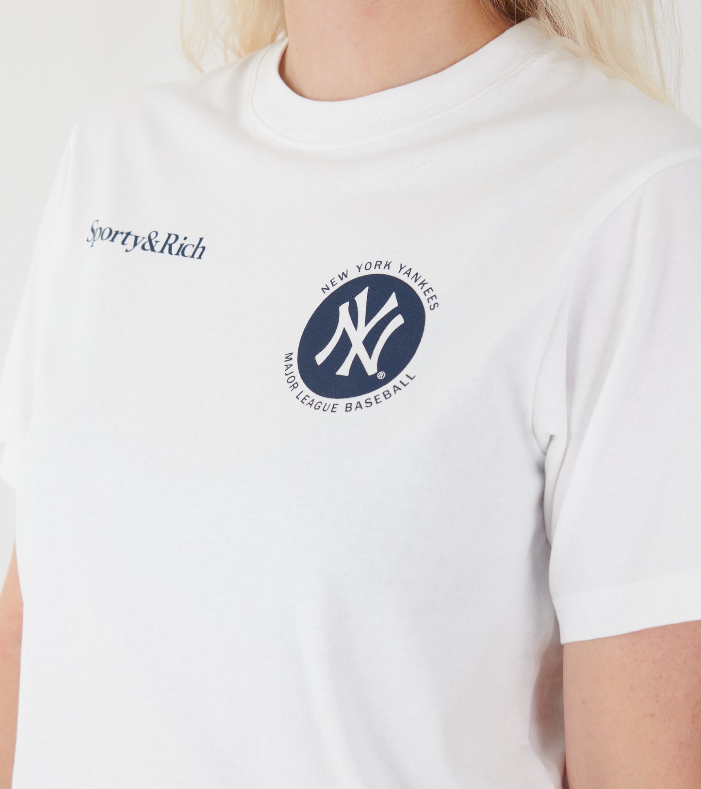 Major League T-shirt White/Navy