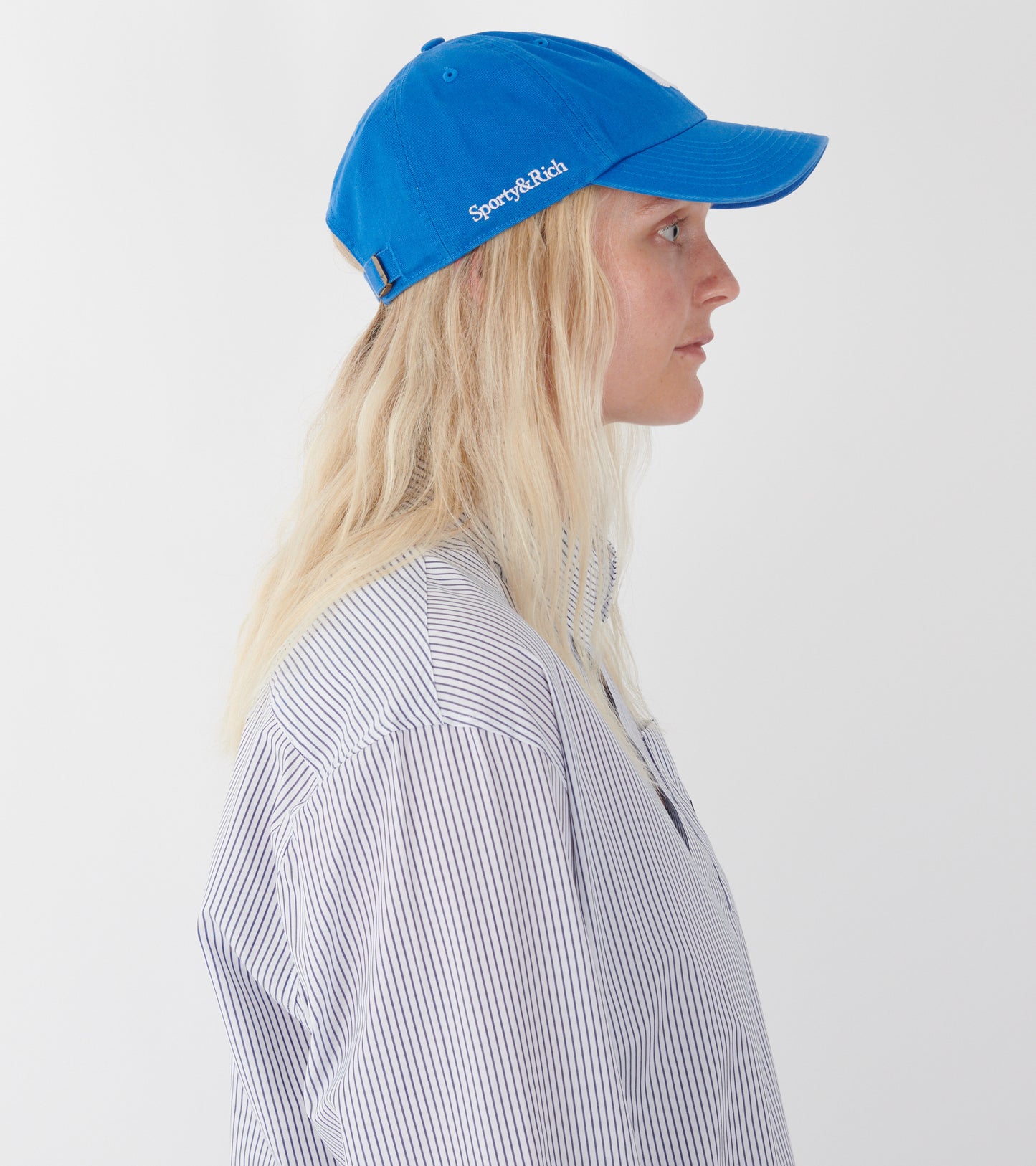Yankees Serif Hat Team Blue