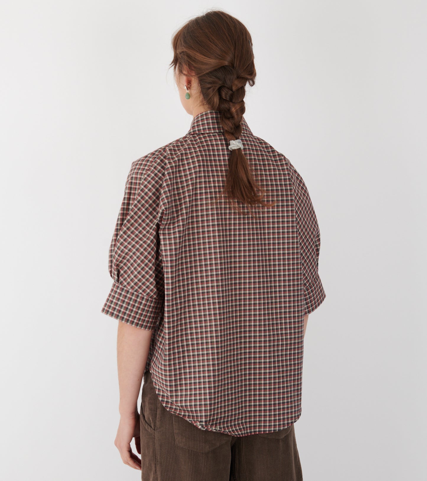 Lisbeth Blouse Red/Black Check