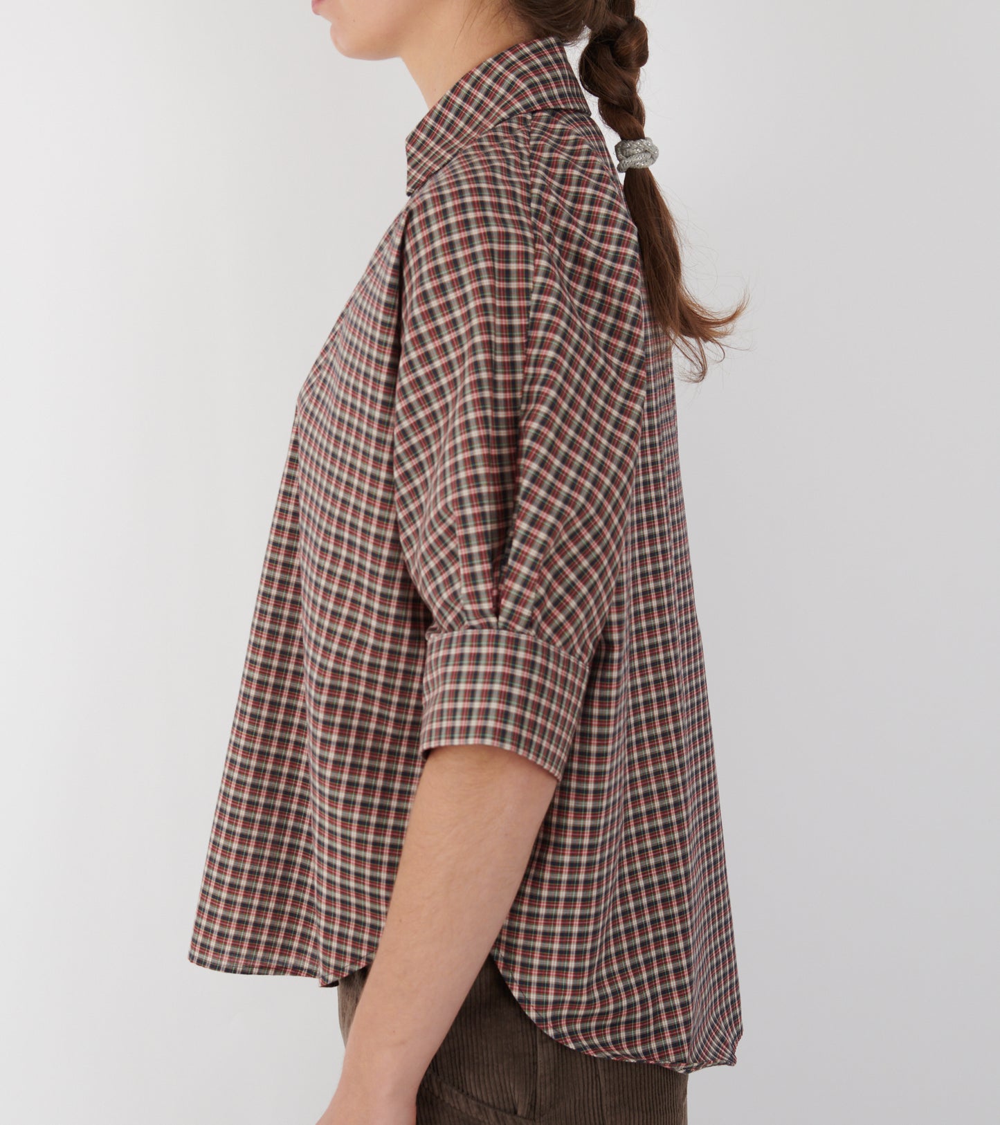 Lisbeth Blouse Red/Black Check