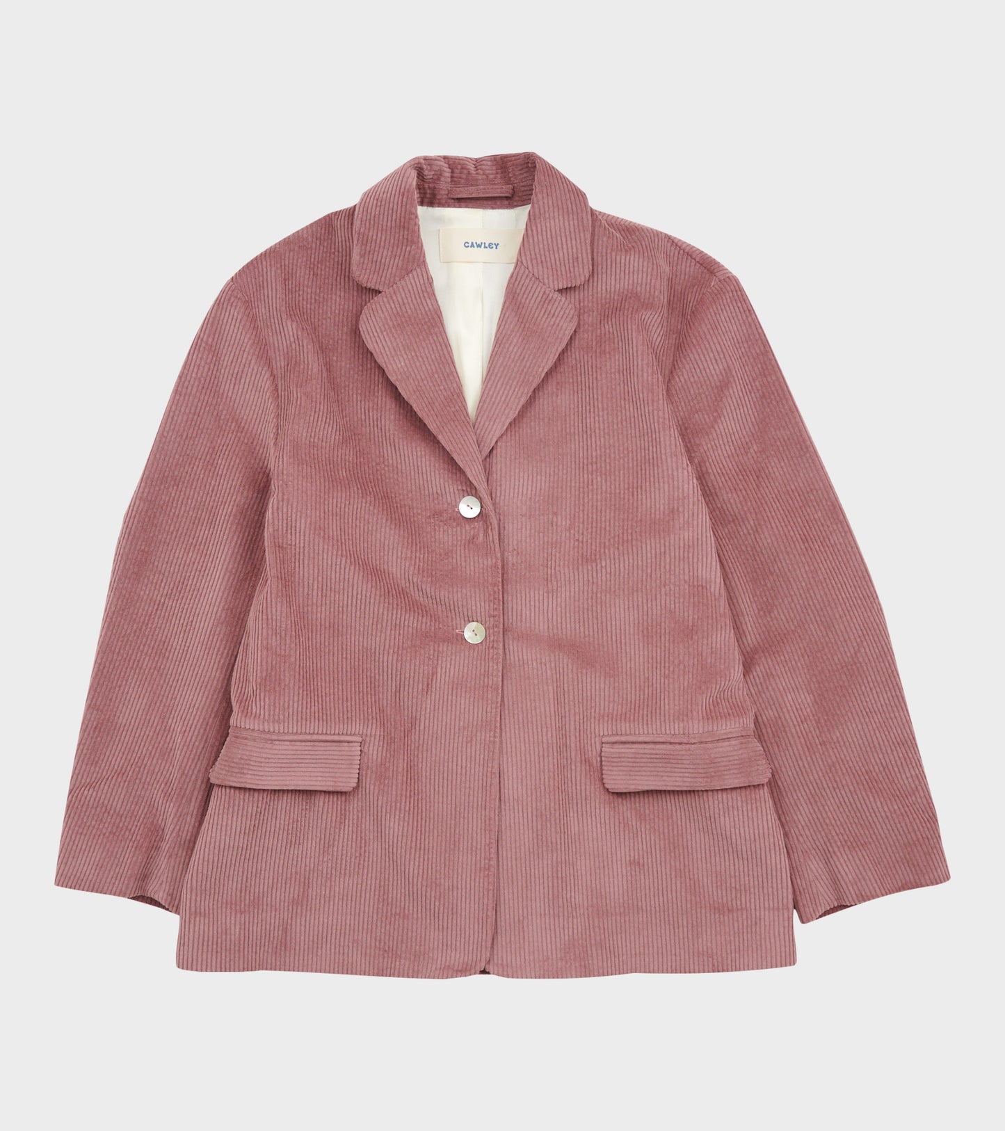 Japanese Cotton Corduroy Andie Blazer Thistle