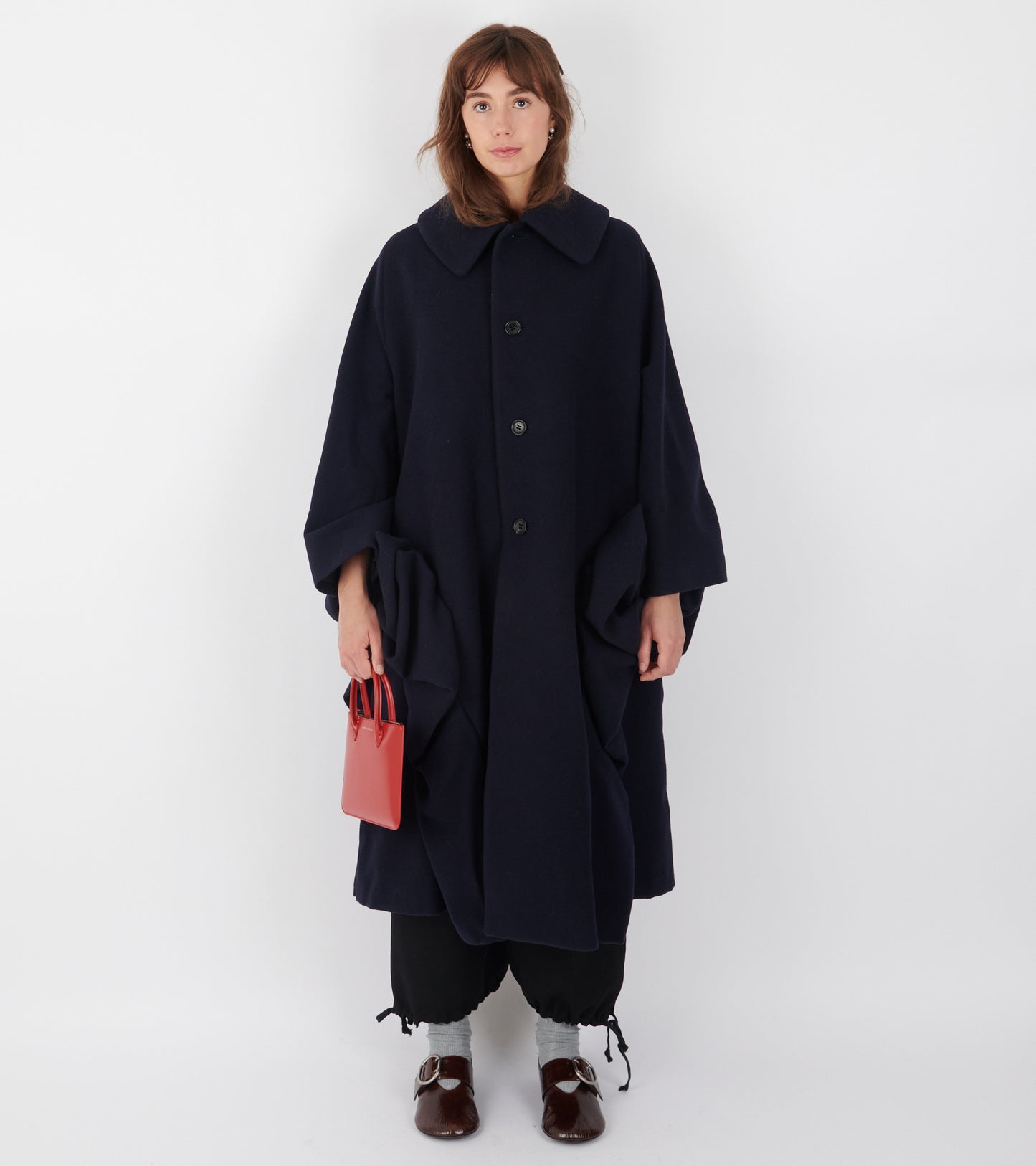 Bow Coat Navy