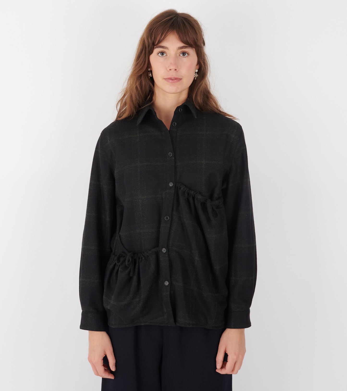String Shirt Dark Checks