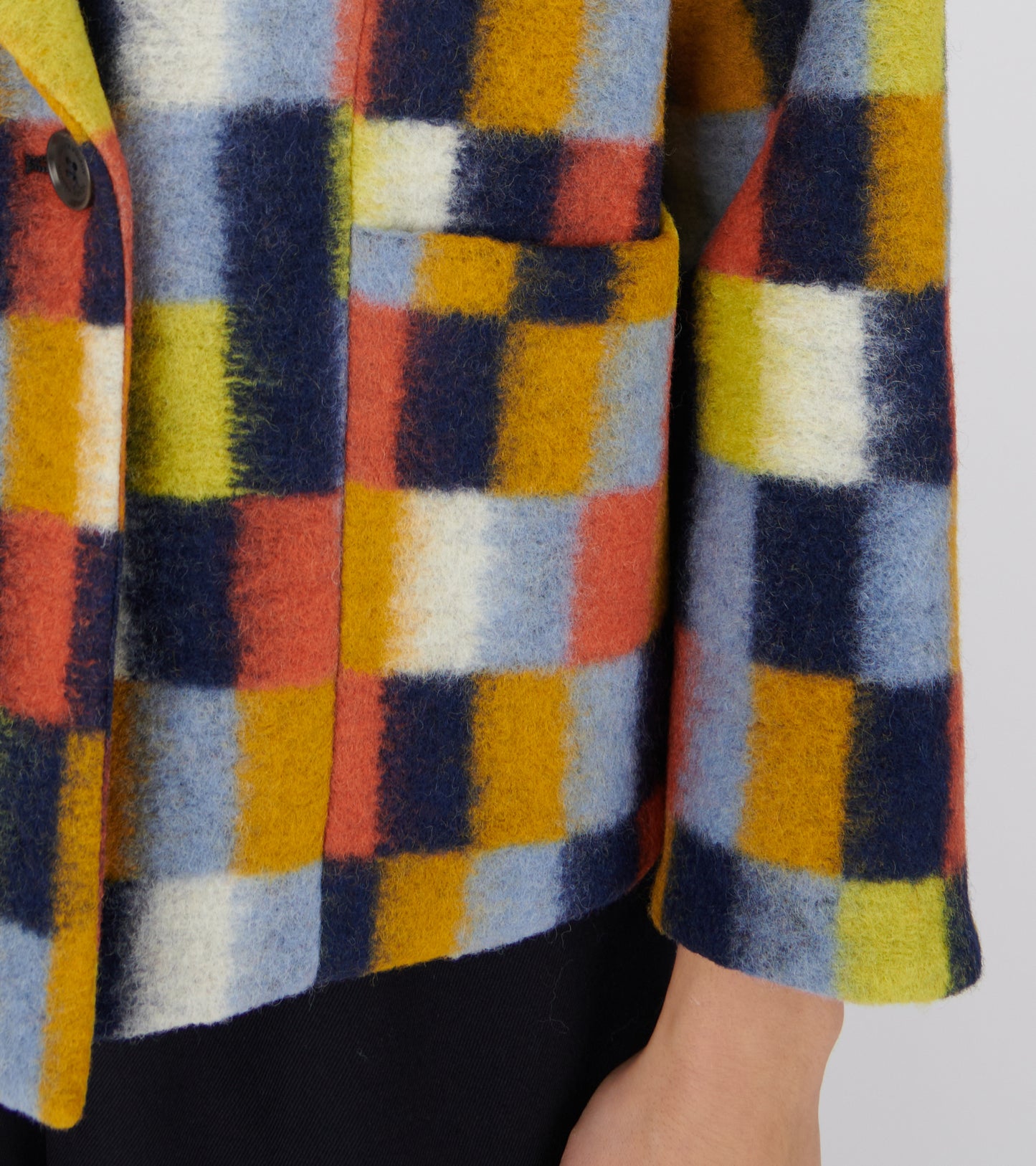 Shady Suiting Jacket Brushed Squares