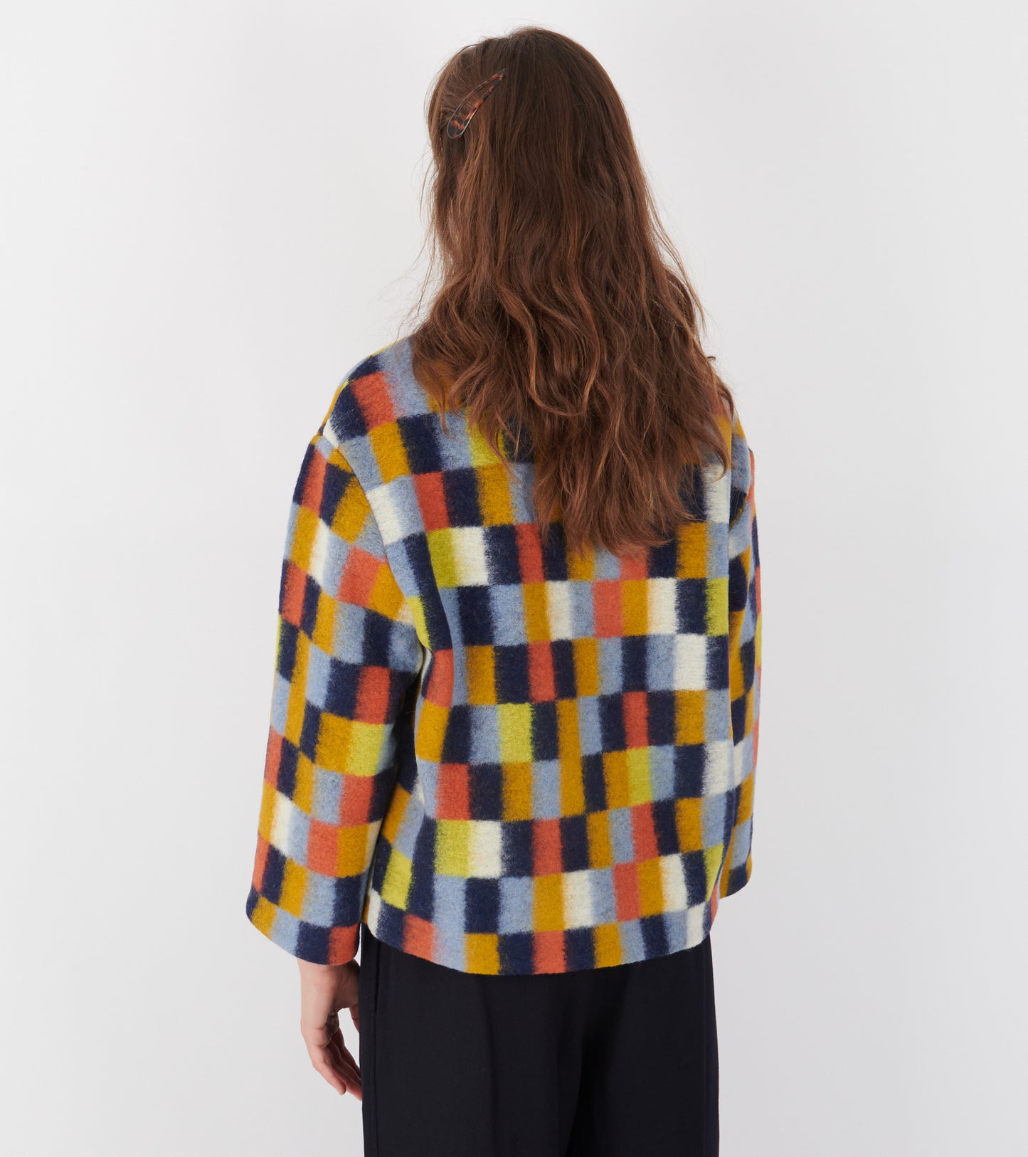Shady Suiting Jacket Brushed Squares