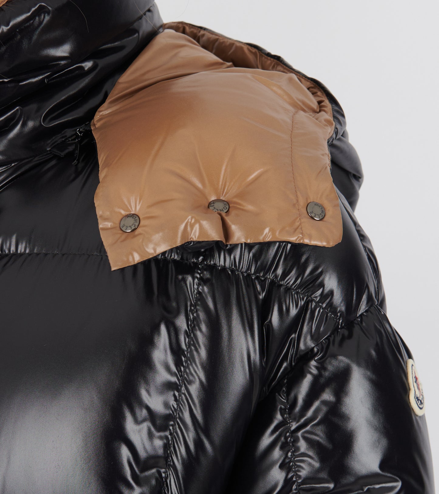 Parnaiba Hooded Long Down Jacket Black