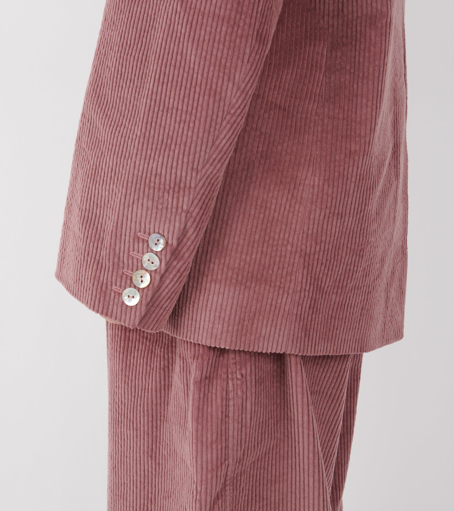 Japanese Cotton Corduroy Andie Blazer Thistle