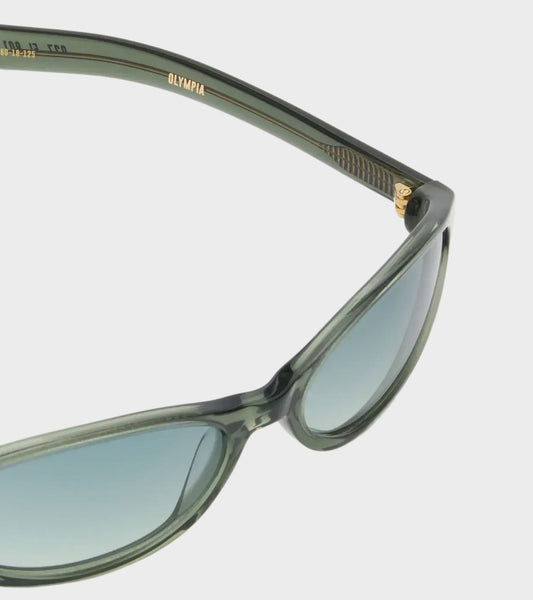 Olympia Crystal Duck Green/Green Gradient Lens