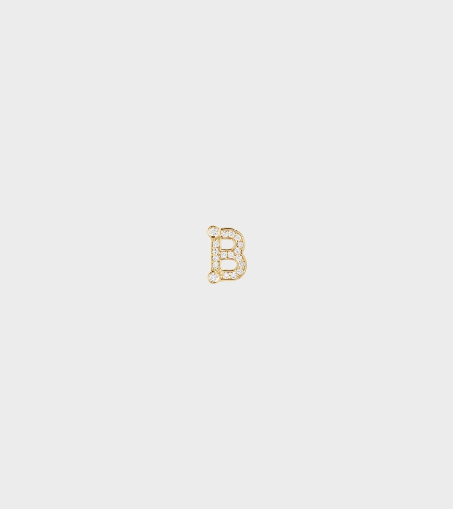 Petite B Earring Gold