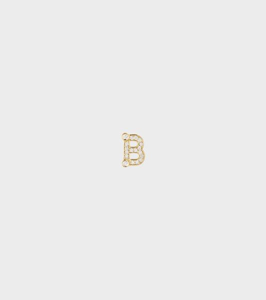 Petite B Earring Gold
