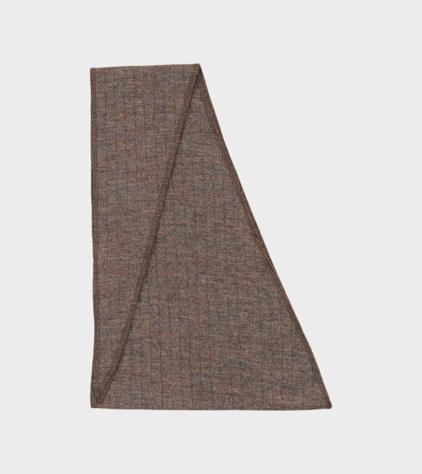 Scarf Triangle Wool Brown
