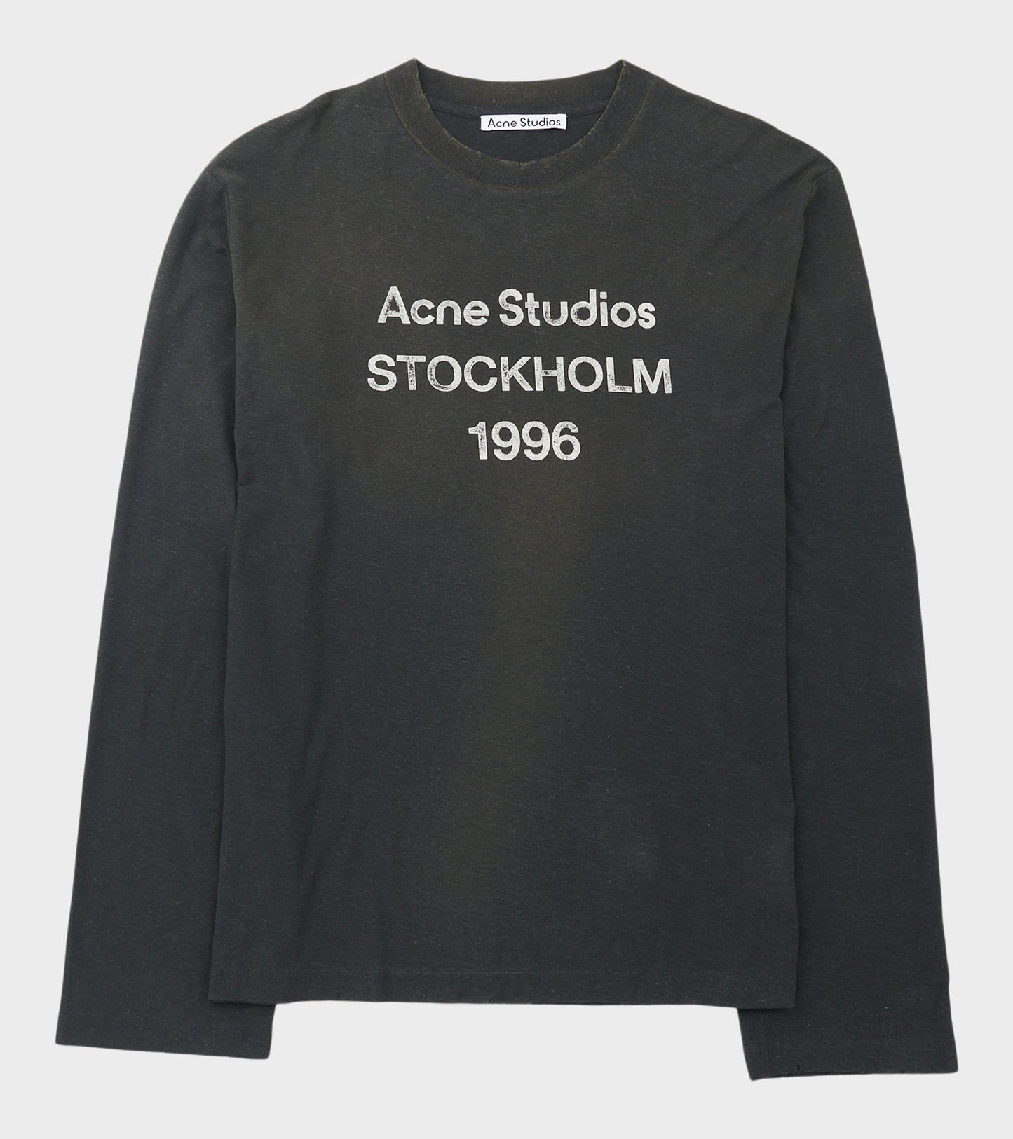 Relaxed LS Logo T-shirt Faded Black