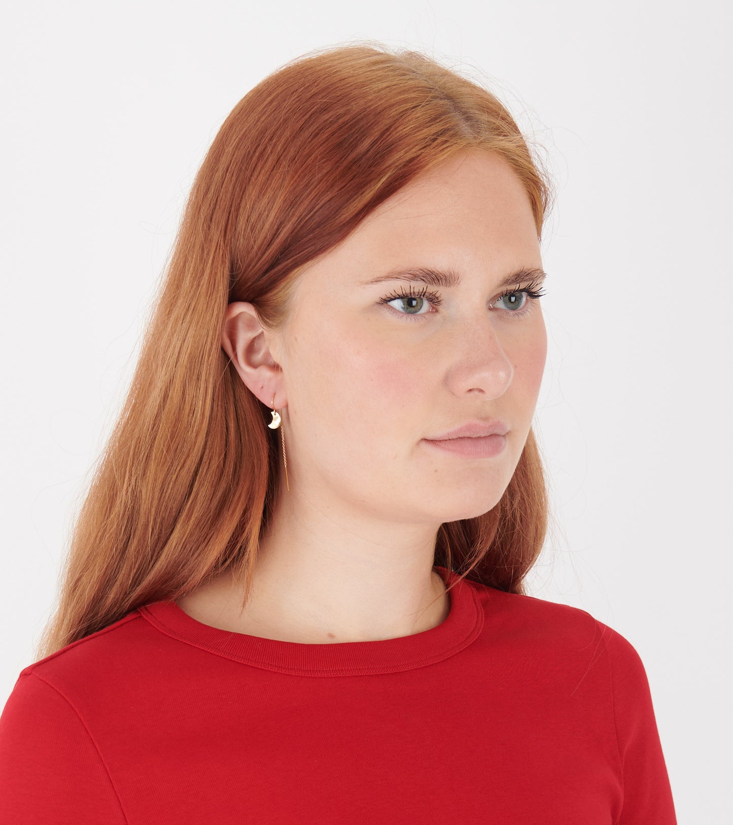 Aja Moon Earring Gold