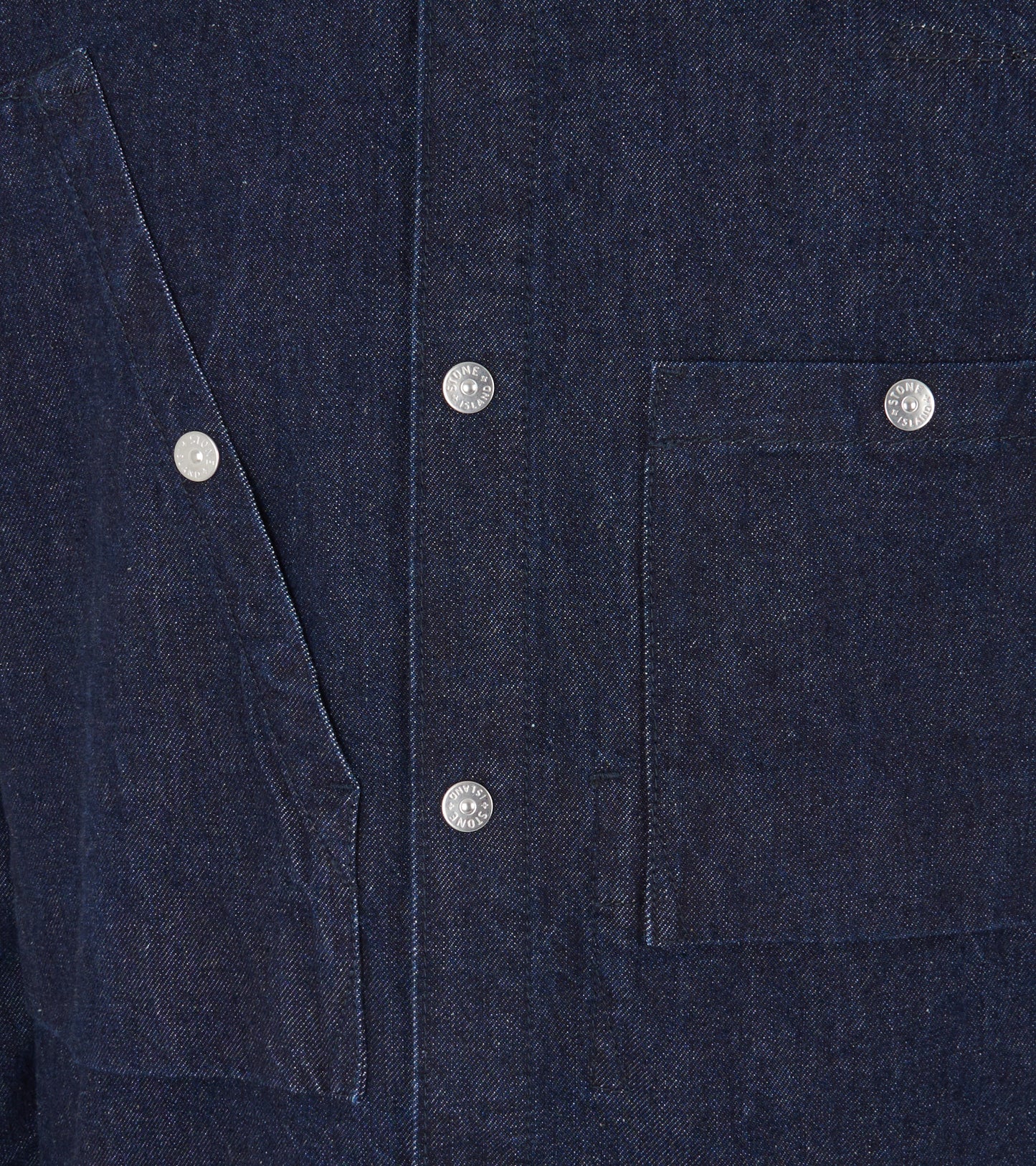 Relaxed Denim Overshirt Dark Blue