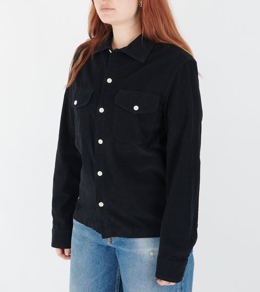 Corduroy Shirt Black